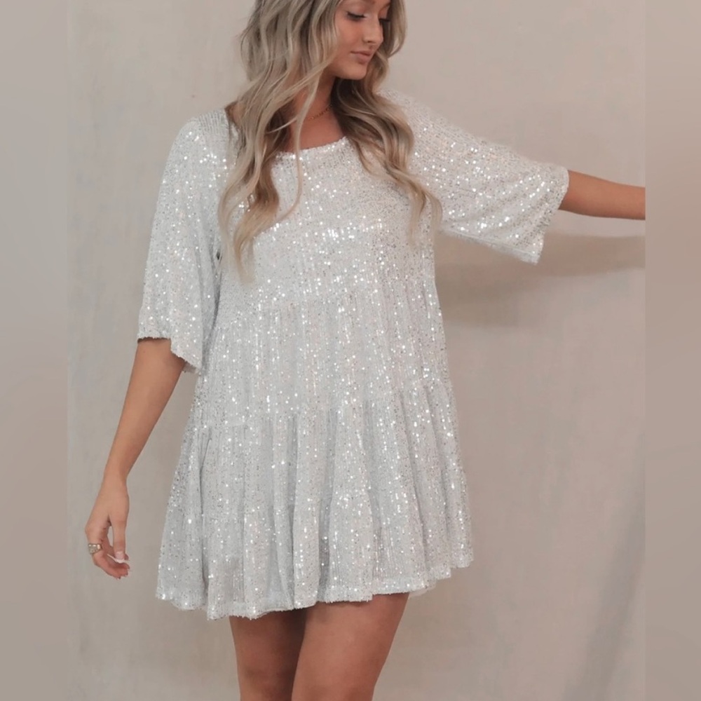Amazing Lace Sequin Dress